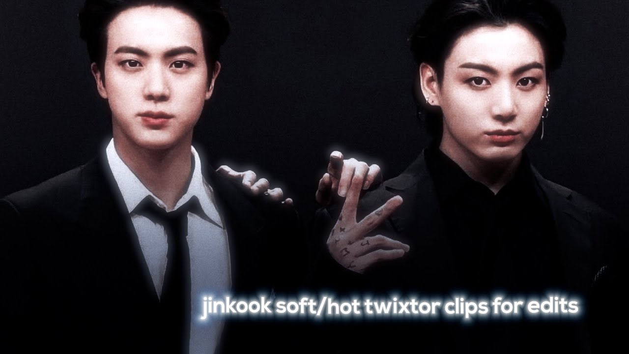 jinkook (jungkook&jin) soft/hot twixtor clips for edits | hopevsp
