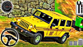 Car Driving Game Taxi Games | Offroad City jeep Driving Simulator - Android Gameplay screenshot 4