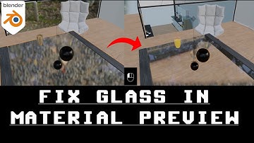 Fix Glass Transparency in Material Preview/Lookdev mode - Blender Quick Tips