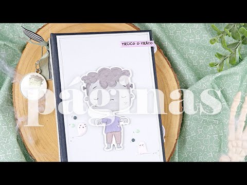 Online Halloween Scrapbooking Workshop | 3 Trick-or-Treat Pages