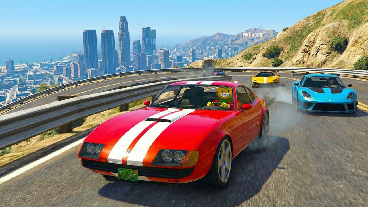 MI PRIMERA CARRERA con mi NUEVO COCHE FAVORITO de GTA 5 Online