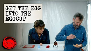 Move an Egg into an Eggcup without touching Either | Full Task | Taskmaster screenshot 3
