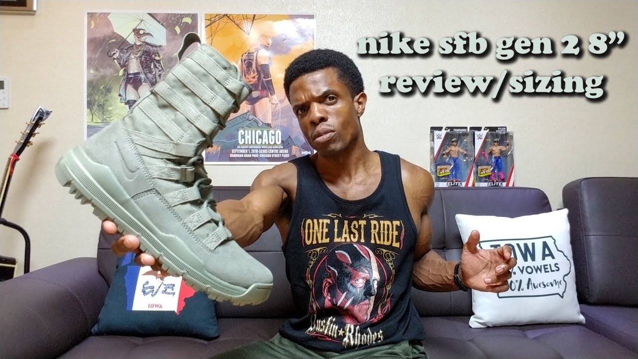 Nike SFB (Special Field Boot) Gen 2 8” Review (922474-200) YouTube