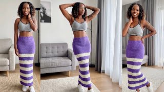 Crochet a Half Solid Half Mesh Skirt – Your New Favorite Project!