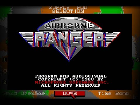 Airborne Ranger (PC/DOS) 1988, Microprose