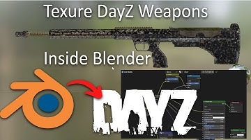 How to texture a gun in Blender for DayZ / Arma