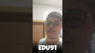CA Inter Audit Feedback by Virang Vishwasrao for Neeraj Arora Sir | Edu91 Classes #shorts