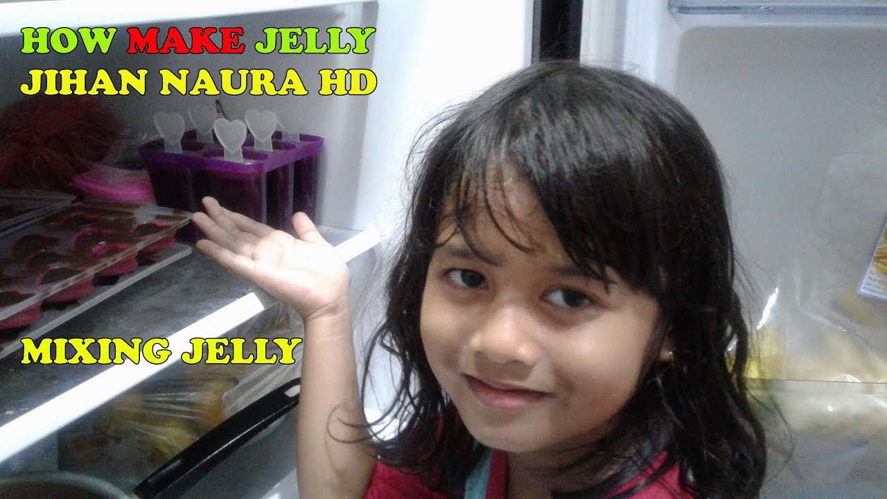 Do it yourself Make Jelly pudding the character Jihan Naura YouTube