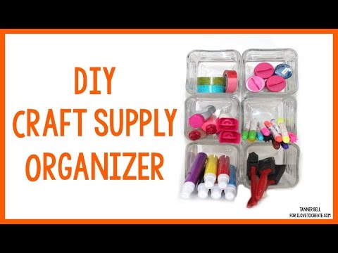 DIY Craft Supply Organizer 