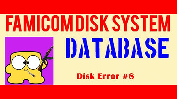 Famicom Disk System Disk Error #8