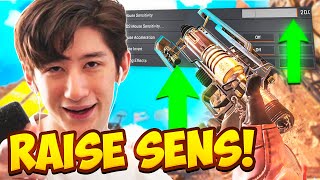 Apex Legends, but we raise our sens every kill ft. aceu & crylix