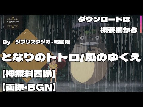 【神無料画像】となりのトトロ / 風のゆくえ