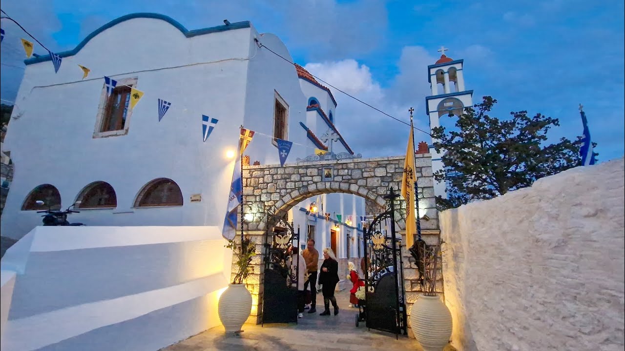 Μέγας Αρχιερατικος Εσπερινός του Αγίου Χαράλαμπου στην Χώρα Καλύμνου 9-2-2026 