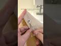 How to sew a button #3 how to finish sewing a four-hole button 🪡✨ #sewing #sewingforbeginners