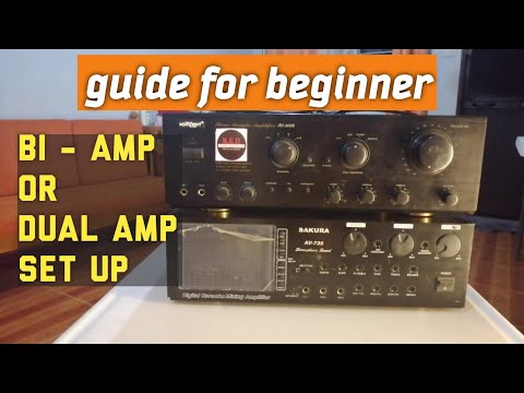 2 Amplifier Set up or DUAL AMPLIFIER Connection, Basic Sound System