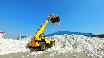 JCB Telehandler Side Engine Cotton