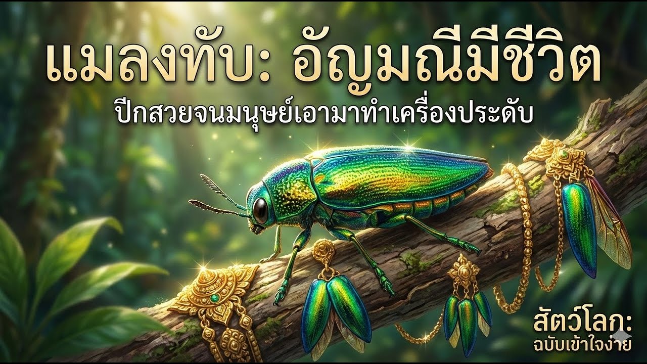 โตในดิน 2 ปี เพื่อบินแค่ 2 เดือน? ⏳ วงจรชีวิตสุดอาภัพของ 'มรกตมีชีวิต'