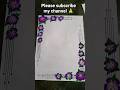 How to draw simple border design #border# design#art#name paper