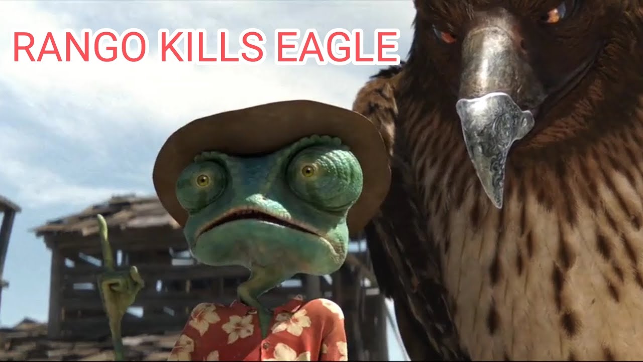 Rango Kills Eagle #rango #eagle - YouTube