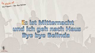 Die Flippers - Bye Bye Belinda - Instrumental und Karaoke