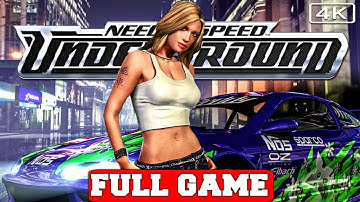 NEED FOR SPEED: UNDERGROUND Gameplay Walkthrough FULL GAME No Commentary (PC 4K 60FPS Longplay)