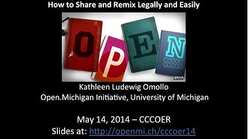 A Primer on Open Licenses and Intellectual Property -- How to Share and Remix Legally and Easily