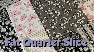 Fat Quarter Slice Quilt Pattern #fatquarter #nowaste #quiltpatterns