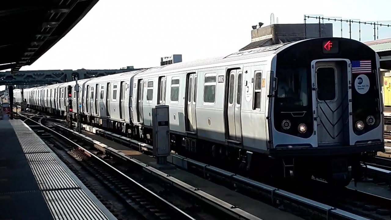 IND Culver: R46, R68/A & R160 (F) (FX) and (G) trains + R42 Garbage ...