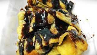 Chocolate Roti : Thai Dessert Street Food. Bangkok,Thailand