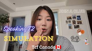 TCF Canada TÂCHES 2  - Expression orale | Speaking Task 2 Simulation: Joining a club/gym