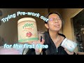 Trying Pre-work Out For The First Time | Alani Nu Review