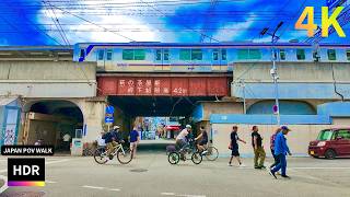 JAPAN | Osaka Walk | Nishinari, Shin-Imamiya & Dobutsuen-mae Afternoon 4K HDR