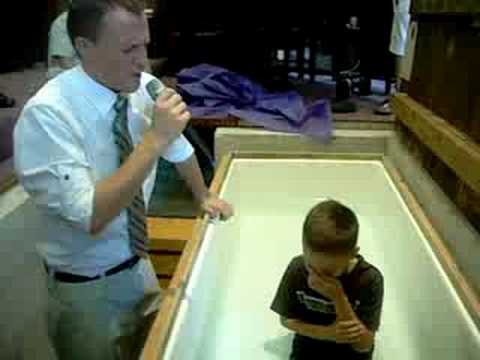 Joshua Aune's Baptism