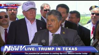 Donald trump travels to laredo, tx visit the us-mexico border. here he
speaks with press.