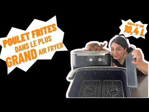 ✨LE PLUS GRAND AIRFRYER DU MONDE 😱: La NINJA FOODI FLEX MEGAZONE 10,4L  AF500 