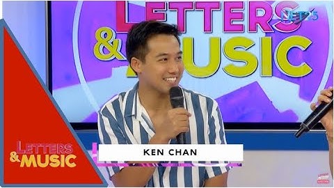 Ken Chan promotes his latest single "1Like" (net25 Letters and Music)