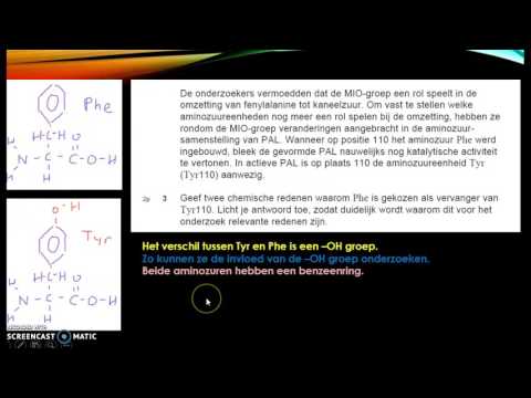 PAL VWO examen scheikunde 2017-I vraag 1 t/m 5