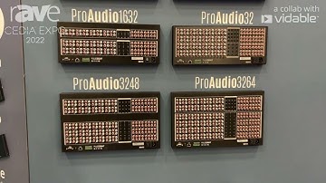 CEDIA Expo 22: Pulse-Eight Shows ProAudio Family of Audio Matrix Products
