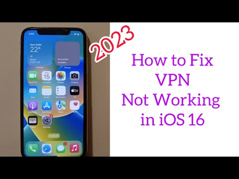 How to Fix VPN Not Working on iPhone in iOS 16 2023.