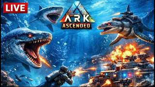 🔴 LIVE - ARK Ascended Official PvP RAID!! | Ragnarok Base Wipe!!!