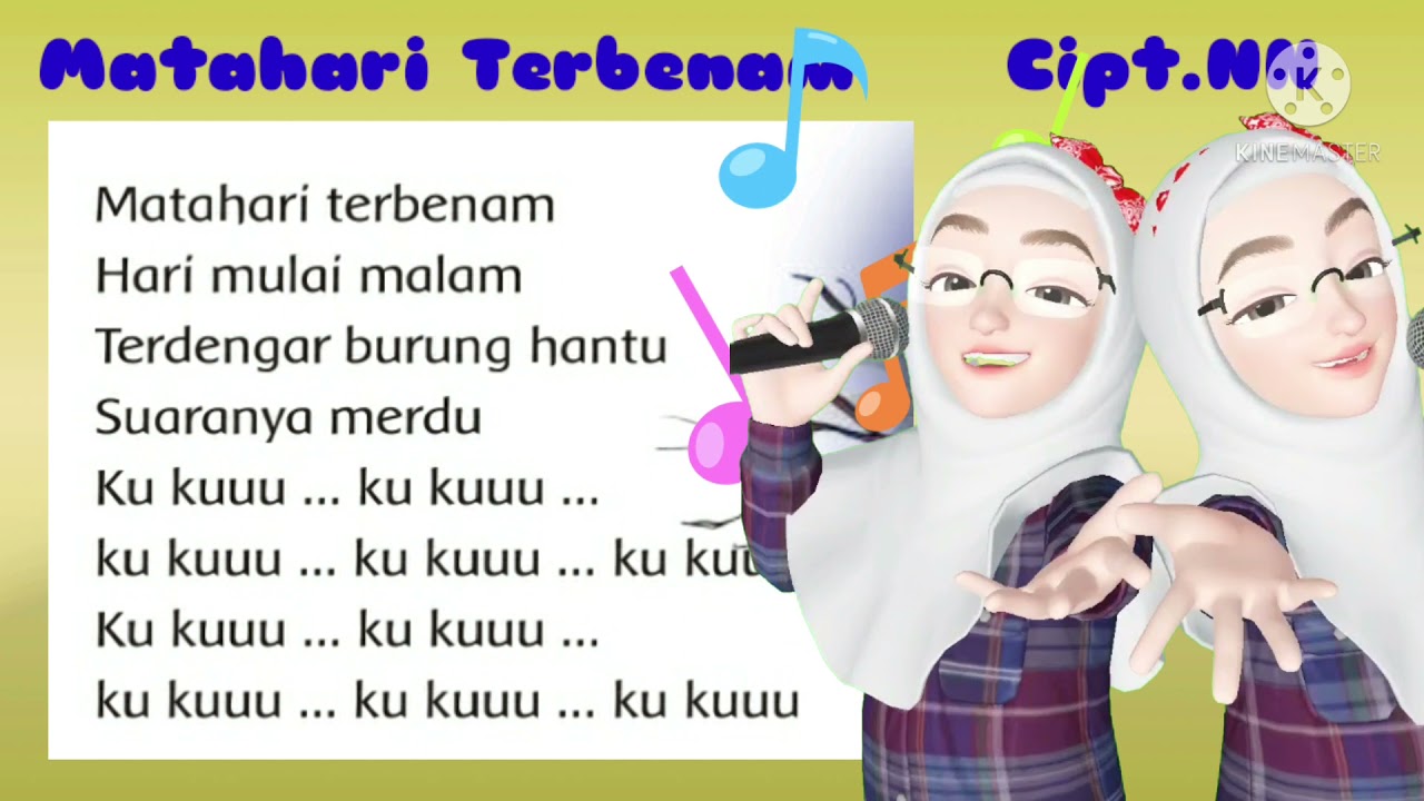 LAGU MATAHARI TERBENAM/BURUNG HANTU CIPT.NN 