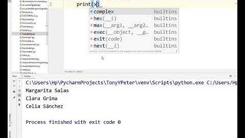 Bucle for por letras de una cadena Python Pycharm TIC 4 ESO IES Monterroso