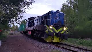 Tavarajuna T 7171 Kouvolasta Aittaluotoon ja Seikun sahalle. Kuvattu Tupalassa (4K)