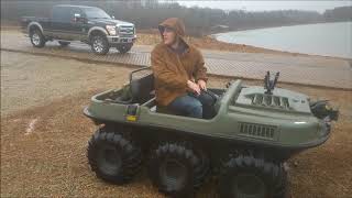 Our fun with the 1998 Argo Bigfoot 6x6 Amphibious Vehicle