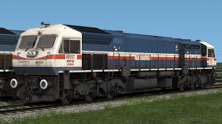 WDP4D & TWIN ALCO Parallel Action | New WDP4D & ICF Sound | Train Simulator 2020 screenshot 3