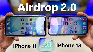 How to Use Airdrop 2.0 on iPhone 11 & iPhone 13 iOS 26.1 - New Name Drop & Contact Sharing