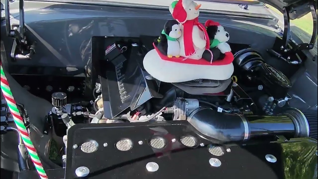 1956 Chevrolet at the Toys for Tots car show