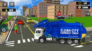 Garbage Truck Simulator 2021 - Android gameplay | Real Trash Cleaner screenshot 5