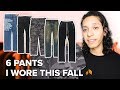 6 Pants I Wore Most This Fall / Autumn 2018