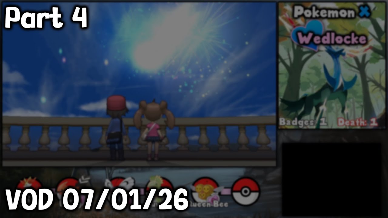 [VOD] Pokémon X Wedlocke: Stream 4